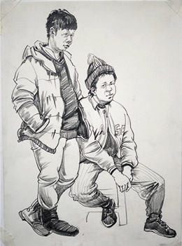 教师速写